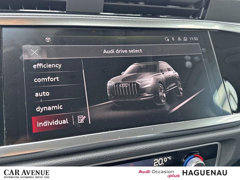 Occasion AUDI Q3 35 TFSI 150 Business line S tronic 7 / Virtual Cockpit / GPS / Caméra / Feux LED / Attelage 2021 Blanc Glacier métallisé 27449 € à Haguenau