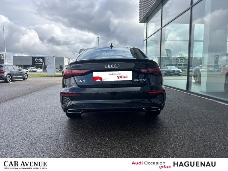 Occasion AUDI A3 Berline 35 TFSI 150 Mild Hybrid S line S tronic 7 CAMERA DE RECUL SMARTPHONE INTERFACE SIEGES AV 2024 Noir Mythic métallisé 33989 € à Haguenau