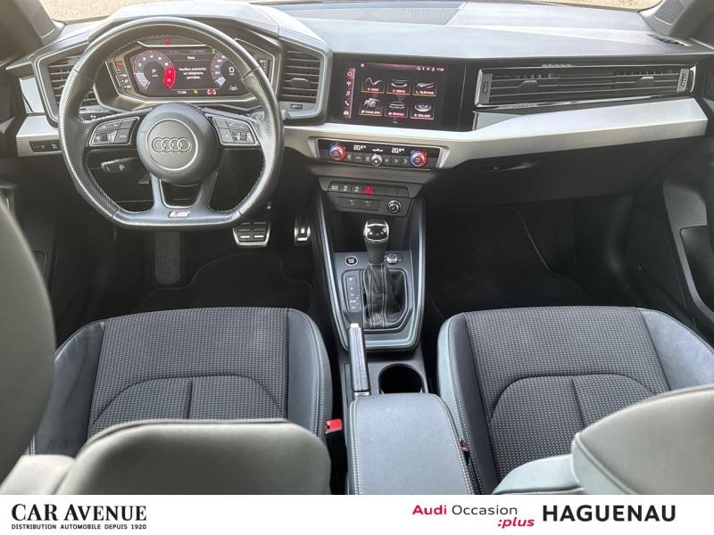 Used AUDI A1 Sportback 35 TFSI 150 S line S tronic 7 / Sellerie Cuir-Tissu / Feux LED / Clé Confort / Régulate 2021 Blanc Glacier/Arches+pav Noir Mythic € 24889 in Haguenau