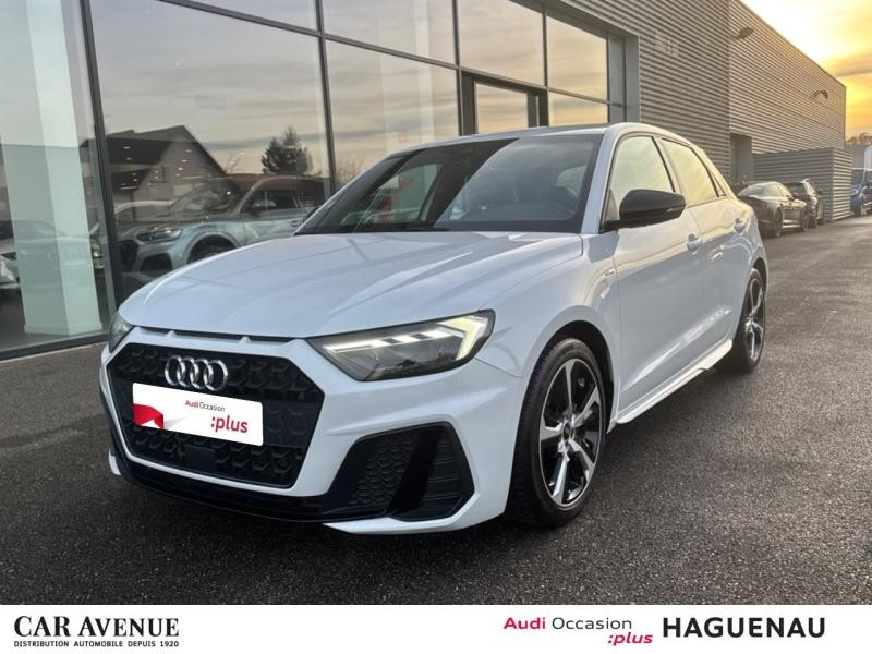 Used AUDI A1 Sportback 35 TFSI 150 S line S tronic 7 / Sellerie Cuir-Tissu / Feux LED / Clé Confort / Régulate 2021 Blanc Glacier/Arches+pav Noir Mythic € 24889 in Haguenau