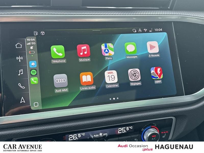 Used AUDI Q3 35 TFSI 150 S line plus S tronic 7 / Toit Panoramique / Virtual Cockpit / GPS / Caméra 2025 Noir Mythic métallisé € 44989 in Haguenau