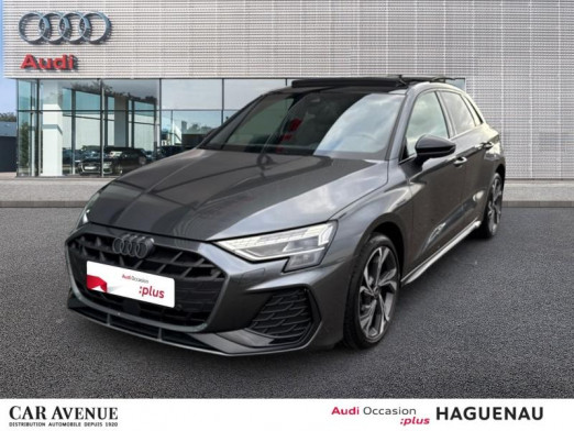 Occasion AUDI A3 Sportback 35 TDI 150 S line S tronic 7 TOIT OUVRANT CLE CONFORT REGULATEUR ADAPTATIF  PACK BRILLA 2024 Gris Daytona nacré 37 989 € à Haguenau