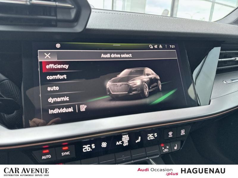 Used AUDI A3 Berline 35 TFSI 150 Micro Hybride S line S tronic 7 TOIT OUVRANT SIEGES AV CHAUFFANTS PHONE BOX C 2025 Gris Daytona nacré € 38989 in Haguenau