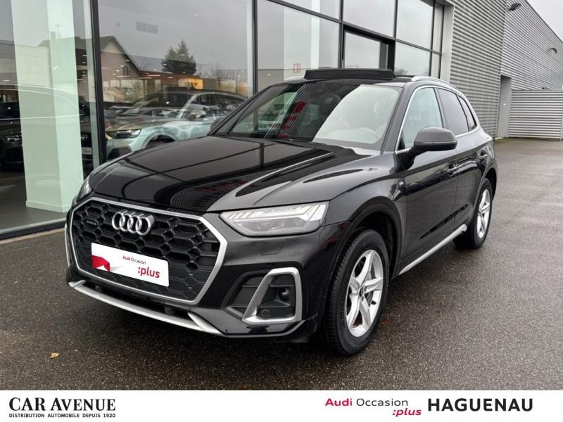 Used AUDI Q5 50 TFSI e 299 S line quattro S tronic 7 / Toit Panoramique / Virtual Cockpit / Caméra / Matrix LE 2023 Noir Mythic métallisé € 49989 in Haguenau