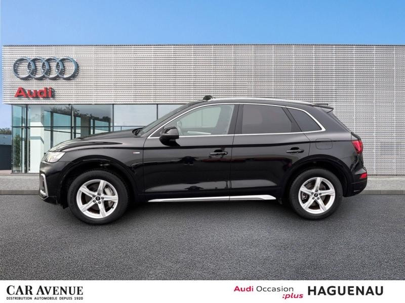 Used AUDI Q5 50 TFSI e 299 S line quattro S tronic 7 / Toit Panoramique / Virtual Cockpit / Caméra / Matrix LE 2023 Noir Mythic métallisé € 49989 in Haguenau