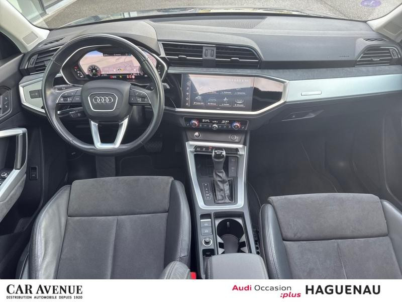 Used AUDI Q3 35 TFSI 150 Mild Hybrid Design Luxe S tronic 7 CAMERA 360° SELLERIE ALCANTARA LEDS AVEC CLIGNOTAN 2021 Gris Nano métallisé € 34889 in Haguenau