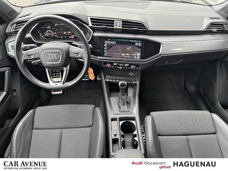 Occasion AUDI Q3 35 TDI 150 S line S tronic 7 / Virtual Cockpit Plus / GPS / Caméra / Hayon Electrique 2024 Bleu Navarre métallisé 39989 € à Haguenau