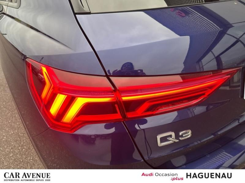 Occasion AUDI Q3 35 TDI 150 S line S tronic 7 / Virtual Cockpit Plus / GPS / Caméra / Hayon Electrique 2024 Bleu Navarre métallisé 39989 € à Haguenau