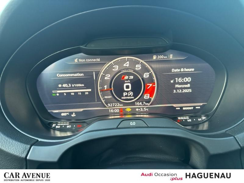 Occasion AUDI S3 Sportback 50 TFSI 300 quattro S tronic 7 SMARTPHONE INTERFACE SIEGES AV CHAUFFANTS VOLANT MEPLAT 2019 Noir Mythos 34990 € à Haguenau