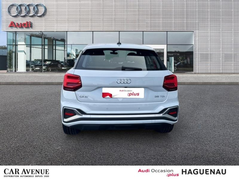 Occasion AUDI Q2 35 TDI 150 S line S tronic 7 MATRIX LED HAYON ELEC ECLAIRAGE MULTICOLORE JANTES 19' AUDI SPORT SM 2024 Blanc Glacier métallisé 36489 € à Haguenau