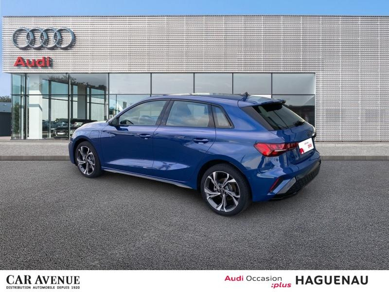 Occasion AUDI A3 Sportback 40 TFSI e 204ch PHEV S tronic 6 NOUVELLE PHASE 2025 Bleu Ascari métallisé 45990 € à Haguenau