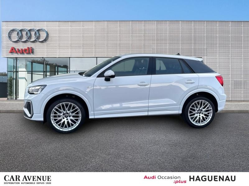 Occasion AUDI Q2 35 TDI 150 S line S tronic 7 MATRIX LED HAYON ELEC ECLAIRAGE MULTICOLORE JANTES 19' AUDI SPORT SM 2024 Blanc Glacier métallisé 36489 € à Haguenau