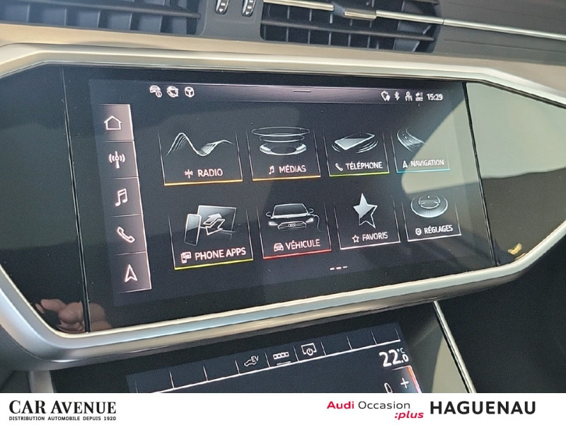 Occasion AUDI A6 Avant 50 TFSI e 299ch S line quattro S tronic 7 2024 Blanc Glacier métallisé 63900 € à Haguenau