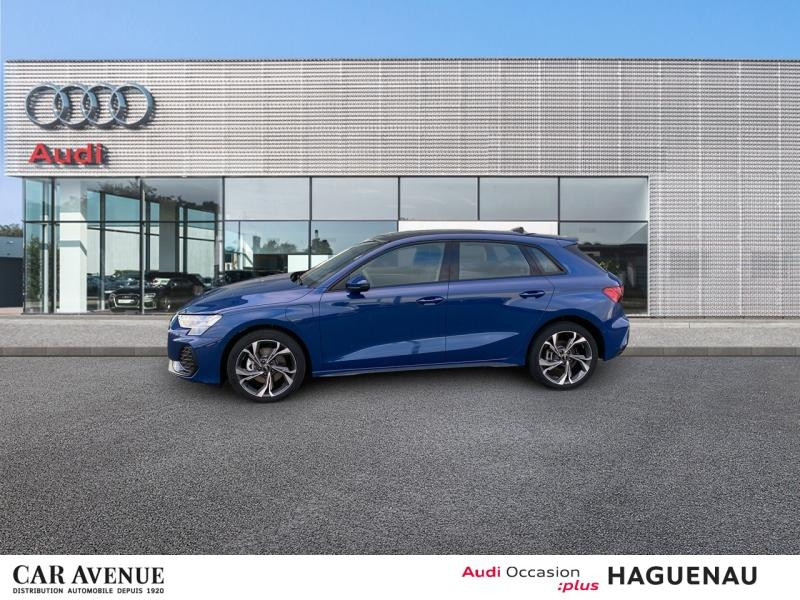 Occasion AUDI A3 Sportback 40 TFSI e 204ch PHEV S tronic 6 NOUVELLE PHASE 2025 Bleu Ascari métallisé 45990 € à Haguenau
