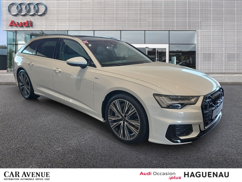 Occasion AUDI A6 Avant 50 TFSI e 299ch S line quattro S tronic 7 2024 Blanc Glacier métallisé 63900 € à Haguenau