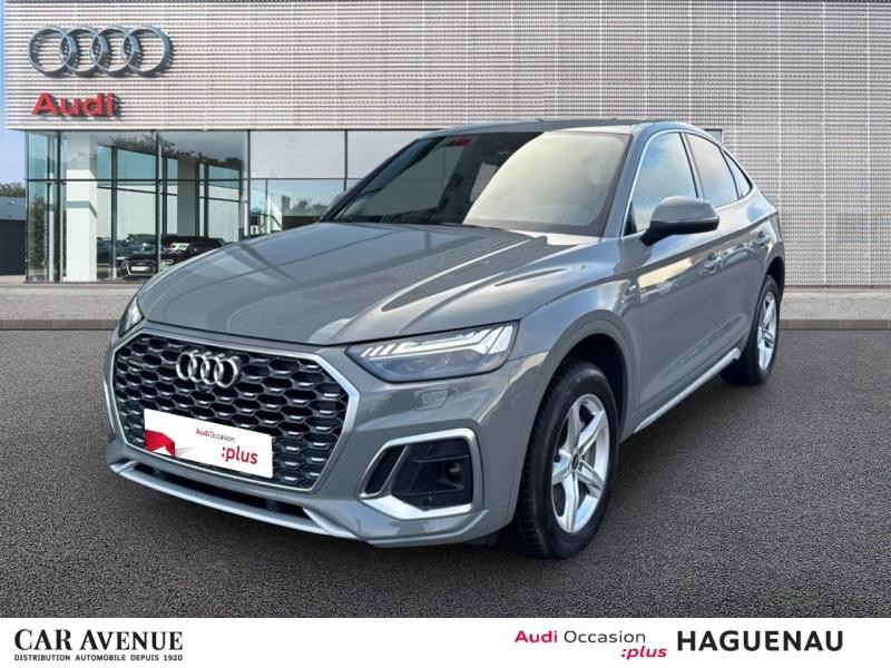 Used AUDI Q5 Sportback 40 TDI Mild Hybrid 204 S line quattro S tronic 7 / Virtual Cockpit Plus / GPS / Caméra 2022 Gris quantum € 36989 in Haguenau