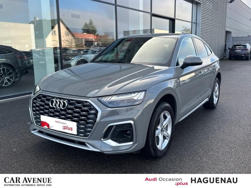Used AUDI Q5 Sportback 40 TDI Mild Hybrid 204 S line quattro S tronic 7 / Virtual Cockpit Plus / GPS / Caméra 2022 Gris quantum € 36989 in Haguenau