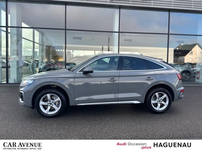 Used AUDI Q5 Sportback 40 TDI Mild Hybrid 204 S line quattro S tronic 7 / Virtual Cockpit Plus / GPS / Caméra 2022 Gris quantum € 36989 in Haguenau