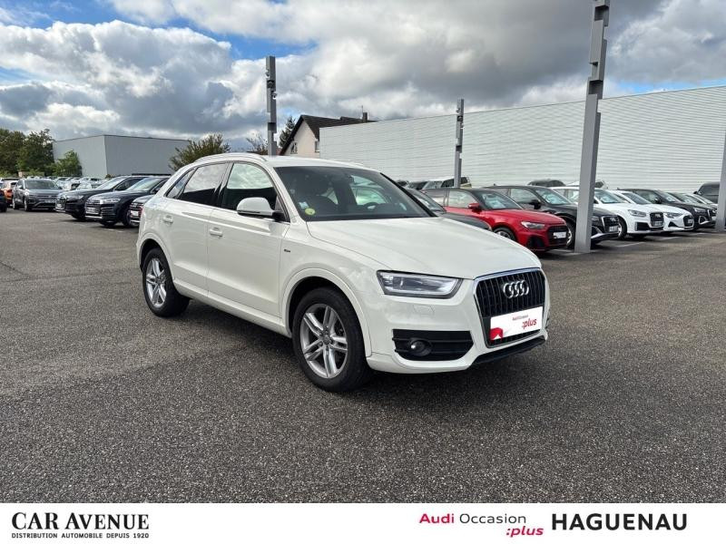 Used AUDI Q3 2.0 TDI 177 S line peinture intégrale volant sport vitres arr surteintées trappe à ski 2013 Blanc Amalfi € 12989 in Haguenau