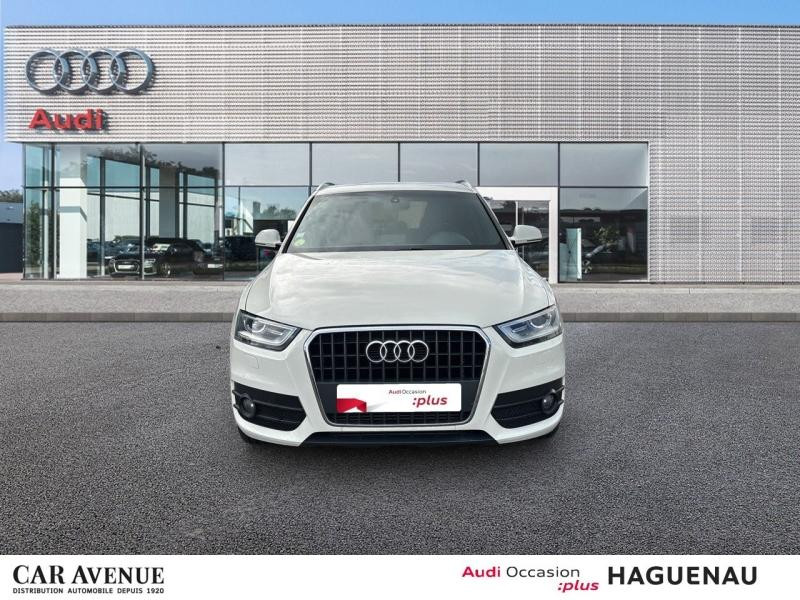 Used AUDI Q3 2.0 TDI 177 S line peinture intégrale volant sport vitres arr surteintées trappe à ski 2013 Blanc Amalfi € 12989 in Haguenau