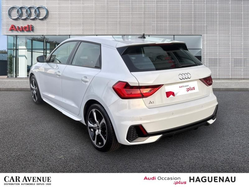 Used AUDI A1 Sportback 35 TFSI 150 S line S tronic 7 / Sellerie Cuir-Tissu / Feux LED / Clé Confort / Régulate 2021 Blanc Glacier/Arches+pav Noir Mythic € 24489 in Haguenau