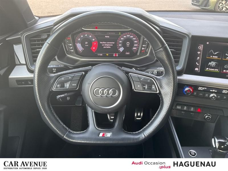 Used AUDI A1 Sportback 35 TFSI 150 S line S tronic 7 / Sellerie Cuir-Tissu / Feux LED / Clé Confort / Régulate 2021 Blanc Glacier/Arches+pav Noir Mythic € 24489 in Haguenau