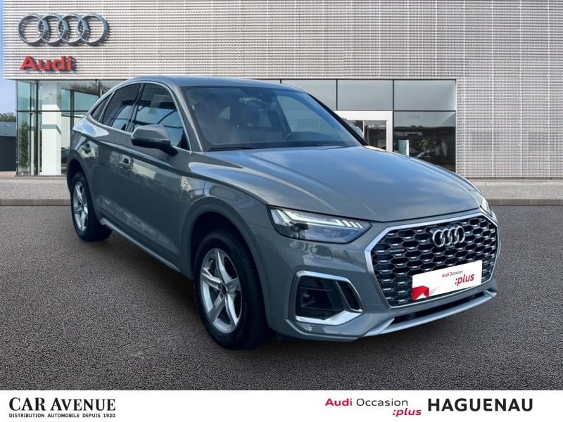 Occasion AUDI Q5 Sportback 40 TDI Mild Hybrid 204 S line quattro S tronic 7 / Virtual Cockpit Plus / GPS / Caméra 2022 Gris quantum 36989 € à Haguenau