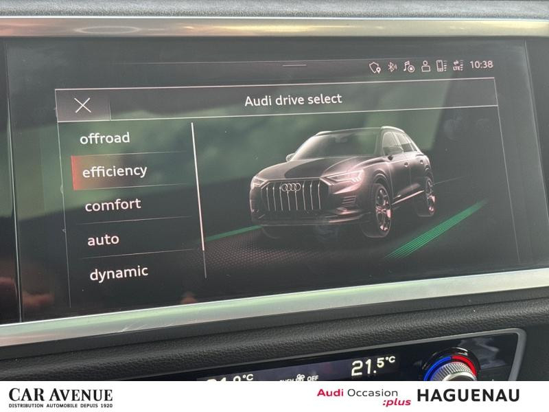 Used AUDI Q3 35 TFSI 150 Mild Hybrid Design Luxe S tronic 7 CAMERA 360° SELLERIE ALCANTARA LEDS AVEC CLIGNOTAN 2021 Gris Nano métallisé € 34889 in Haguenau