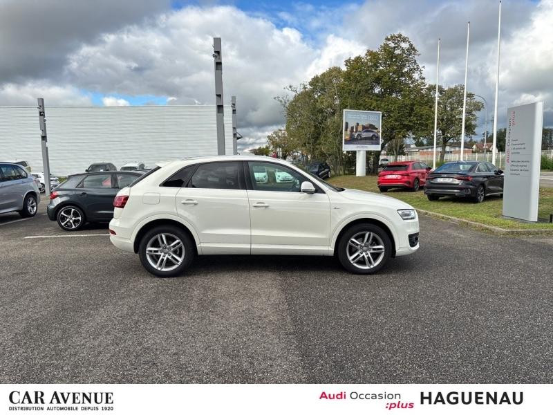 Used AUDI Q3 2.0 TDI 177 S line peinture intégrale volant sport vitres arr surteintées trappe à ski 2013 Blanc Amalfi € 12989 in Haguenau