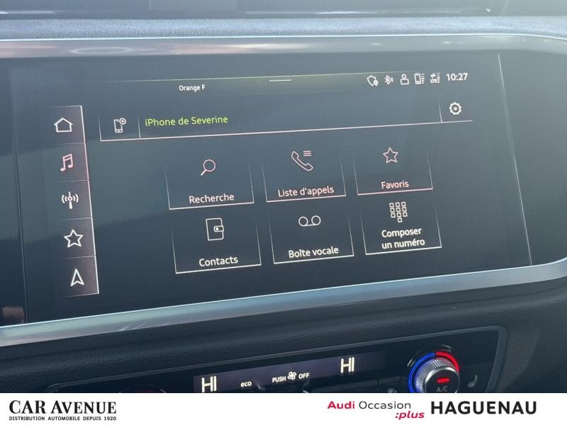 Used AUDI Q3 35 TFSI 150 Mild Hybrid Design Luxe S tronic 7 CAMERA 360° SELLERIE ALCANTARA LEDS AVEC CLIGNOTAN 2021 Gris Nano métallisé € 34889 in Haguenau