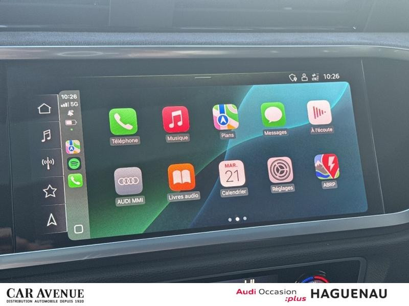 Used AUDI Q3 35 TFSI 150 Mild Hybrid Design Luxe S tronic 7 CAMERA 360° SELLERIE ALCANTARA LEDS AVEC CLIGNOTAN 2021 Gris Nano métallisé € 34889 in Haguenau