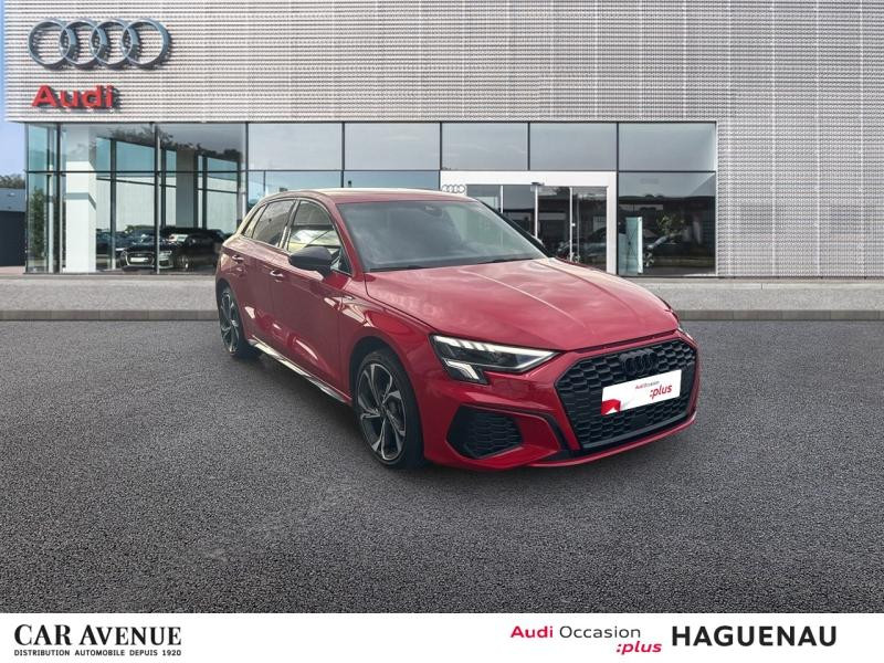 Used AUDI A3 Sportback 35 TFSI 150 Mild Hybrid S line S tronic 7 SIEGES AV CHAUFFANTS REGULATEUR ADAPTATIF  VO 2024 Rouge Tango métallisé € 32989 in Haguenau