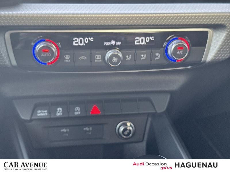 Used AUDI A1 Sportback 35 TFSI 150 S line S tronic 7 / Sellerie Cuir-Tissu / Feux LED / Clé Confort / Régulate 2021 Blanc Glacier/Arches+pav Noir Mythic € 24489 in Haguenau