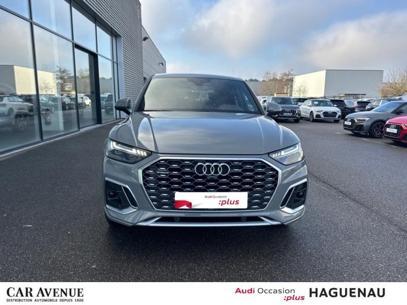 Occasion AUDI Q5 Sportback 40 TDI Mild Hybrid 204 S line quattro S tronic 7 / Virtual Cockpit Plus / GPS / Caméra 2022 Gris quantum 36989 € à Haguenau