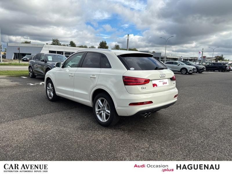 Used AUDI Q3 2.0 TDI 177 S line peinture intégrale volant sport vitres arr surteintées trappe à ski 2013 Blanc Amalfi € 12989 in Haguenau