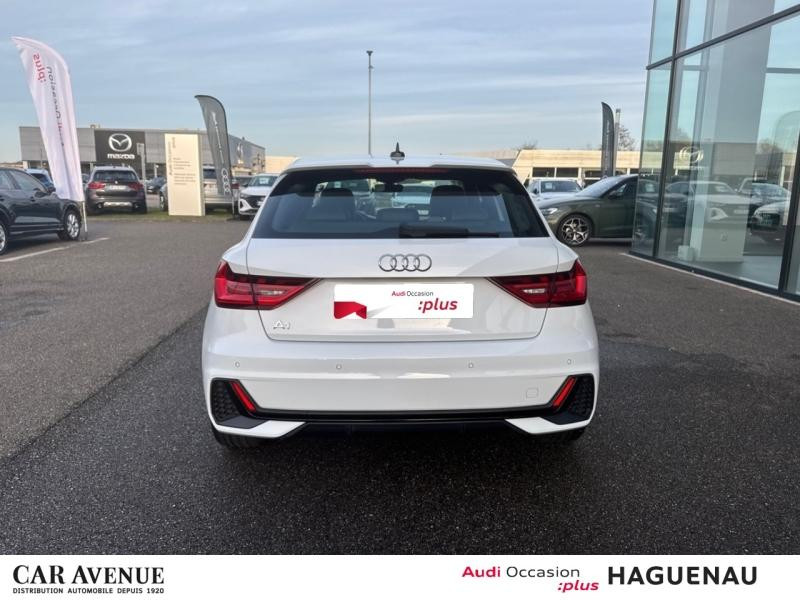 Used AUDI A1 Sportback 35 TFSI 150 S line S tronic 7 / Sellerie Cuir-Tissu / Feux LED / Clé Confort / Régulate 2021 Blanc Glacier/Arches+pav Noir Mythic € 24489 in Haguenau