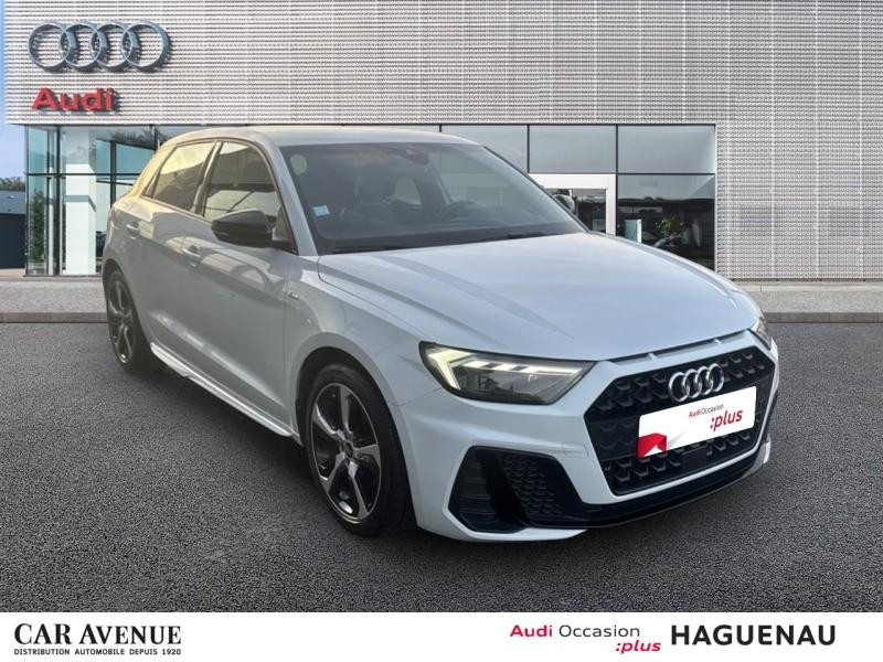 Used AUDI A1 Sportback 35 TFSI 150 S line S tronic 7 / Sellerie Cuir-Tissu / Feux LED / Clé Confort / Régulate 2021 Blanc Glacier/Arches+pav Noir Mythic € 24489 in Haguenau