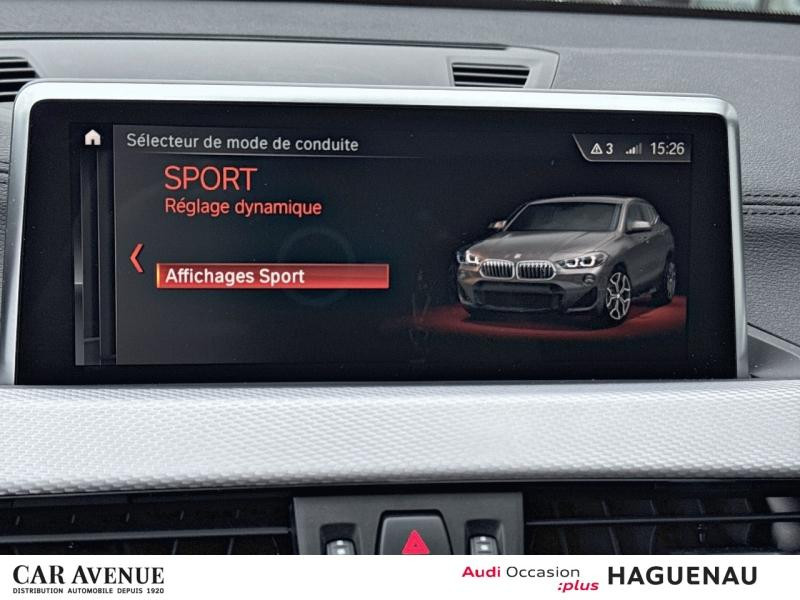 Used BMW X2 sDrive18iA 136ch M Sport DKG7 CAMERA TOIT OUVRANT SIEGES AV CHAUFFANTS ET ELECTRIQUE  HAYON ELCTR 2021 Saphirschwarz métallisé € 25990 in Haguenau