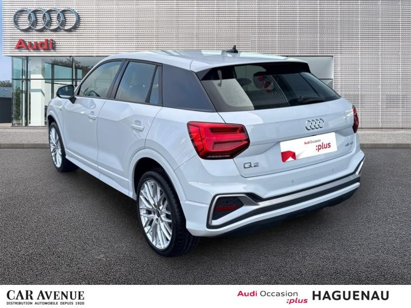 Used AUDI Q2 35 TDI 150 S line S tronic 7 MATRIX LED HAYON ELEC ECLAIRAGE MULTICOLORE JANTES 19' AUDI SPORT SM 2024 Blanc Glacier métallisé € 35989 in Haguenau