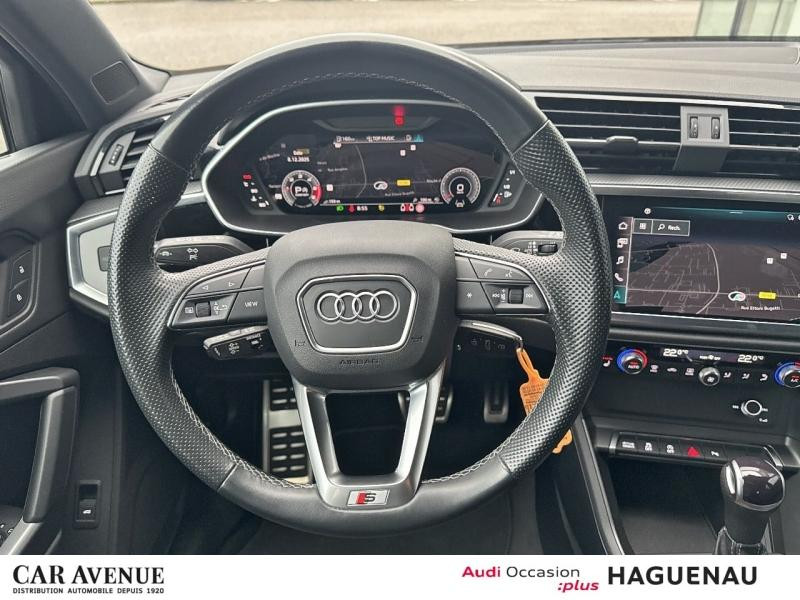 Used AUDI Q3 35 TDI 150 S line S tronic 7 / Virtual Cockpit Plus / GPS / Caméra / Hayon Electrique 2024 Bleu Navarre métallisé € 39489 in Haguenau
