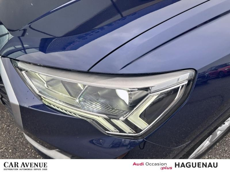 Used AUDI Q3 35 TDI 150 S line S tronic 7 / Virtual Cockpit Plus / GPS / Caméra / Hayon Electrique 2024 Bleu Navarre métallisé € 39489 in Haguenau