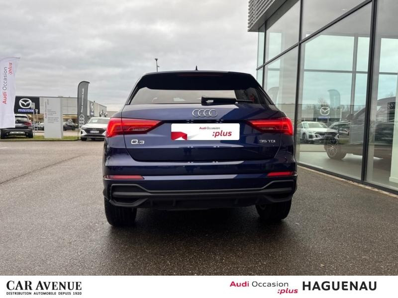 Used AUDI Q3 35 TDI 150 S line S tronic 7 / Virtual Cockpit Plus / GPS / Caméra / Hayon Electrique 2024 Bleu Navarre métallisé € 39489 in Haguenau