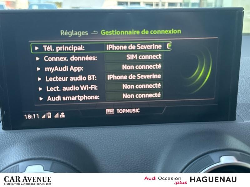 Used AUDI Q2 35 TFSI 150 Design S tronic 7 CAMERA GPS SMARTPHONE HAYON ELEC PALETTES SIEGES AV CHAUFFANTS REGU 2023 Noir Mythic métallisé € 26789 in Haguenau
