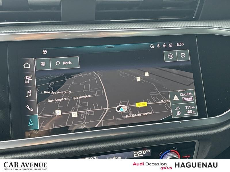 Used AUDI Q3 35 TDI 150 S line S tronic 7 / Virtual Cockpit Plus / GPS / Caméra / Hayon Electrique 2024 Bleu Navarre métallisé € 39489 in Haguenau