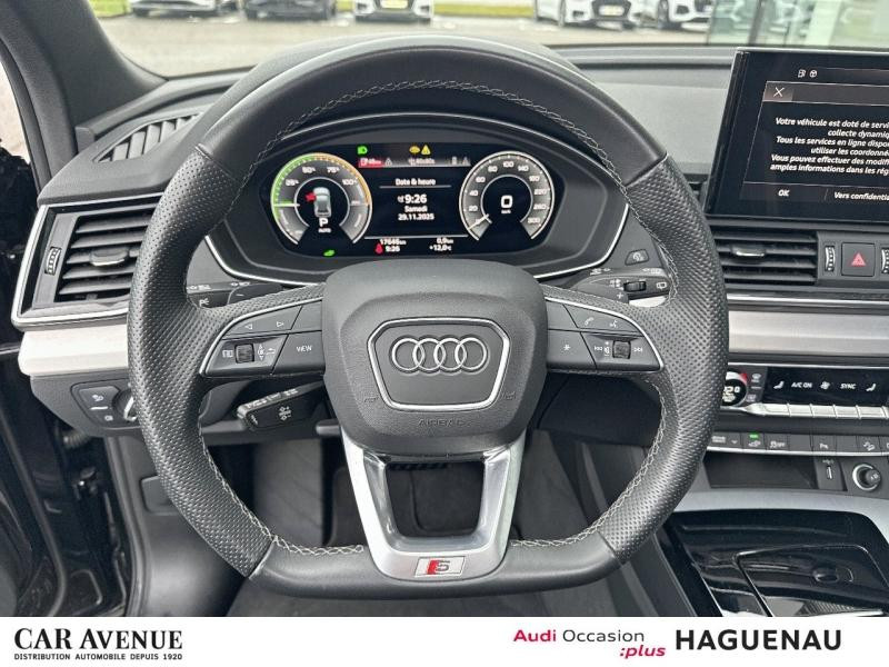 Used AUDI Q5 50 TFSI e 299 S line quattro S tronic 7 / Toit Panoramique / Virtual Cockpit / Caméra / Matrix LE 2023 Noir Mythic métallisé € 48989 in Haguenau