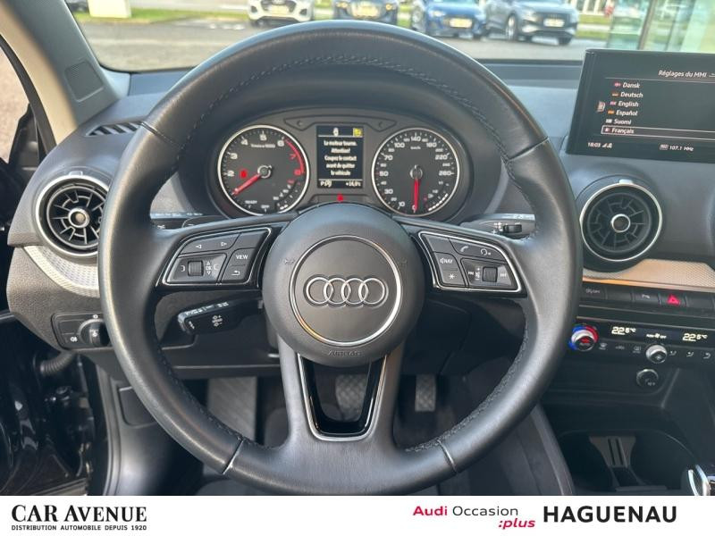 Used AUDI Q2 35 TFSI 150 Design S tronic 7 CAMERA GPS SMARTPHONE HAYON ELEC PALETTES SIEGES AV CHAUFFANTS REGU 2023 Noir Mythic métallisé € 26789 in Haguenau