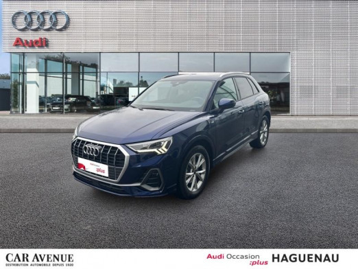 Used AUDI Q3 35 TFSI 150 S line S tronic 7 CAMERA RETRO ELEC GPS HAYON ELECTRIQUE LED  ASSISTANT FEUX DE ROUTE 2022 Bleu Navarre métallisé € 34,989 in Haguenau