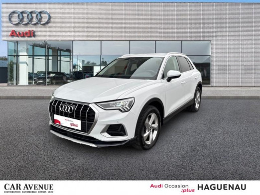 Used AUDI Q3 40 TDI 190 Design Luxe quattro S tronic 7 ATTELAGE VITRES ARR TEINTEES SIEGES AV ELECT LED GPS PL 2020 Blanc Glacier métallisé € 32,989 in Haguenau