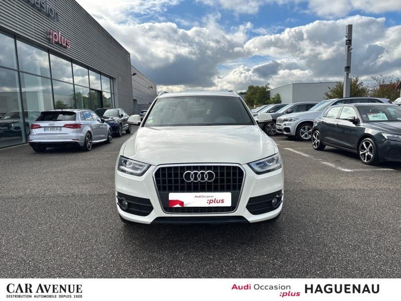 Occasion AUDI Q3 2.0 TDI 177 S line peinture intégrale volant sport vitres arr surteintées trappe à ski 2013 Blanc Amalfi 12989 € à Haguenau
