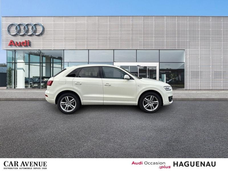 Occasion AUDI Q3 2.0 TDI 177 S line peinture intégrale volant sport vitres arr surteintées trappe à ski 2013 Blanc Amalfi 12989 € à Haguenau